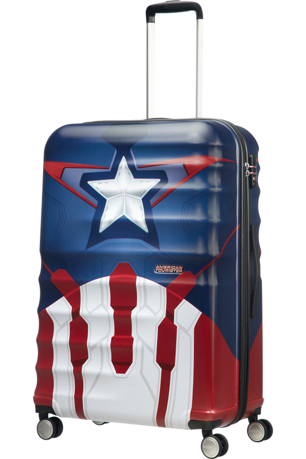 American Tourister Wavebreaker Disney Spinner 77cm  Captain America Close-Up