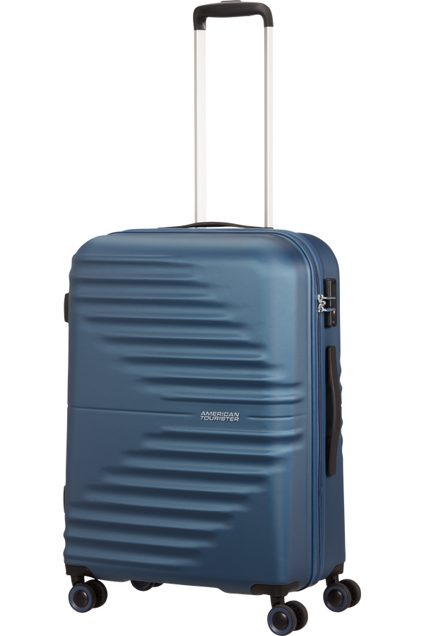 American Tourister Wavetwister Spinner TSA 66cm  Dark Navy