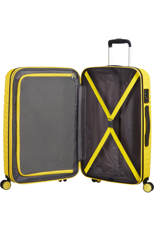 American Tourister Aero Racer Spinner M Expandable 68cm  Lemon Yellow