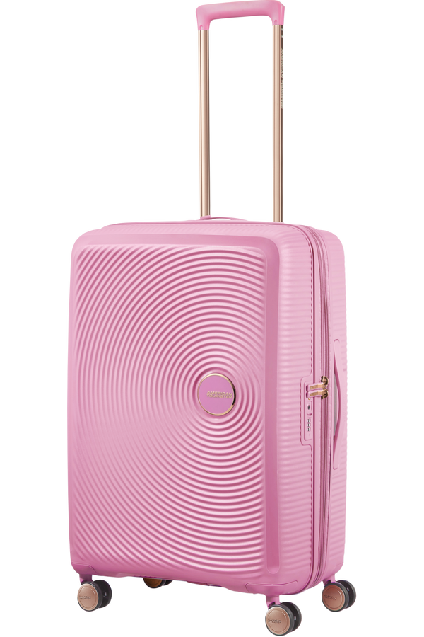 American Tourister Soundbox Spinner TSA Expandable 67cm  Pearl Pink/Gold