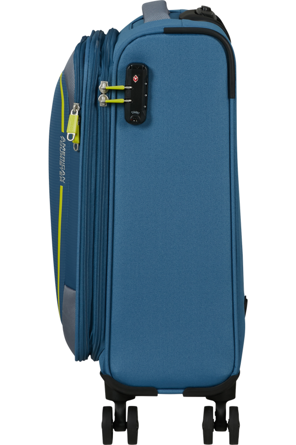 American Tourister Pulsonic Spinner Expandable 55 cm  Coronet Blue