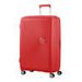 Soundbox Nelipyöräinen laajennettava matkalaukku 77cm Coral Red